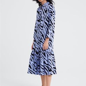 Zara zebra print dress